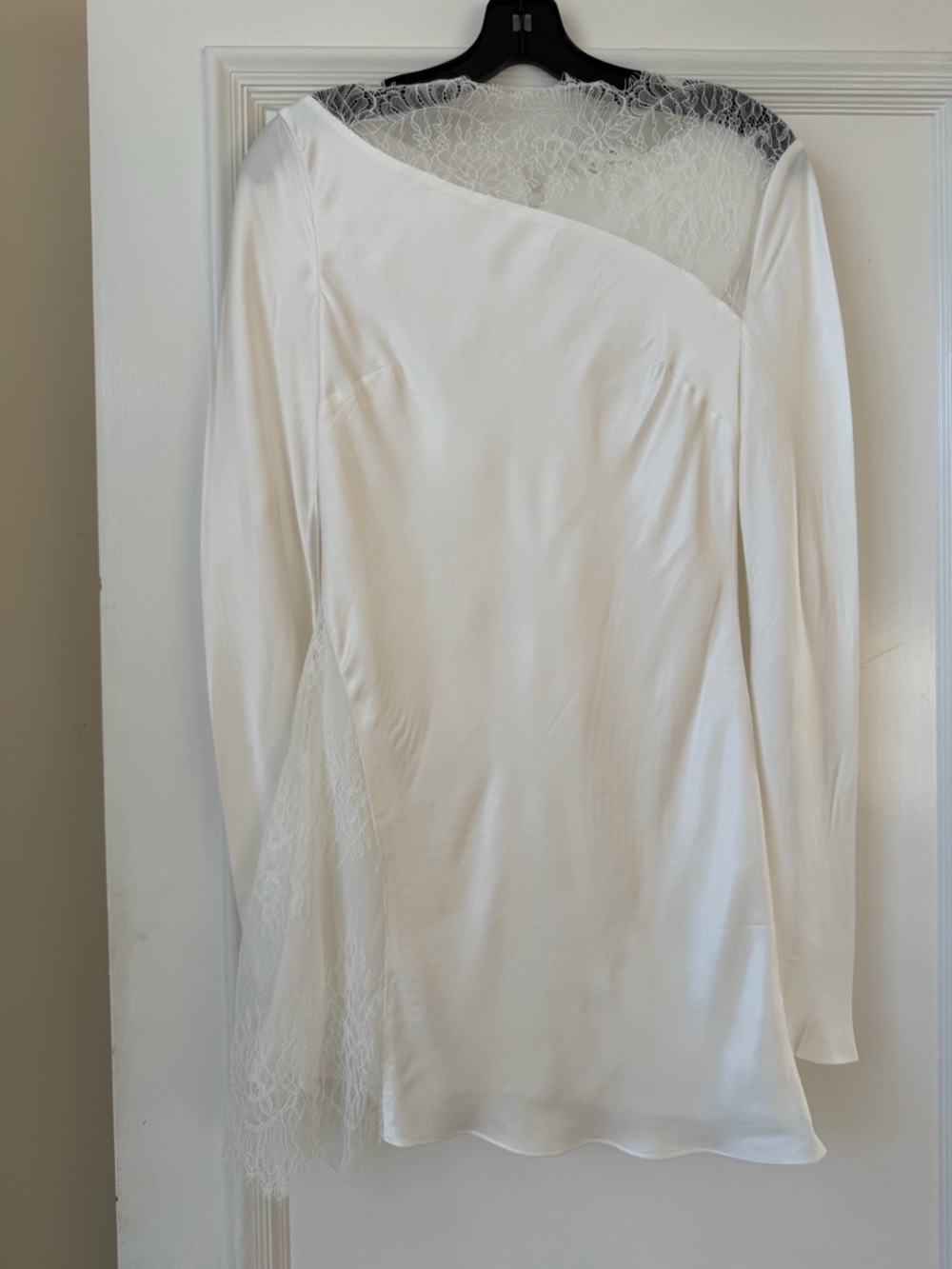 Shona Joy White Allegra Lace Mini Dress - Picture 5 of 7